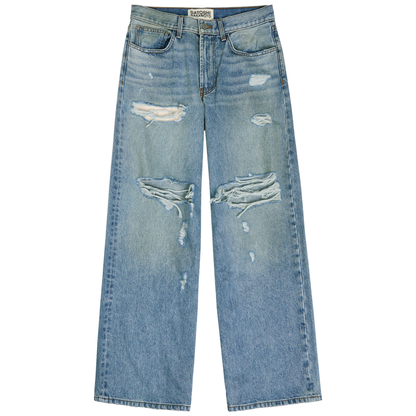 Satoshi Nakamoto Blessed To Be Stressed Distressed Jeans