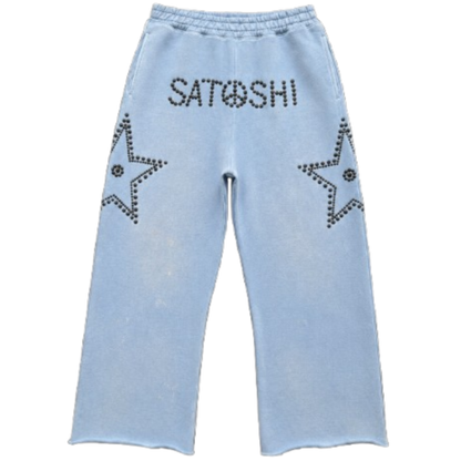 Satoshi Nakamoto Star Studded Sweatpant