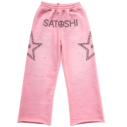 Satoshi Nakamoto Star Studded Sweatpant