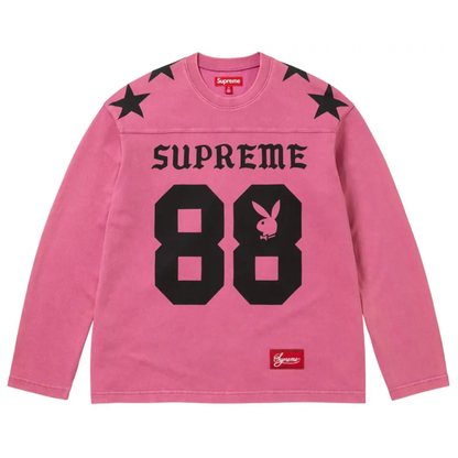 Supreme Playboy L/S Football Top Pink