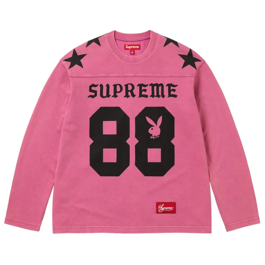 Supreme Playboy L/S Football Top Pink