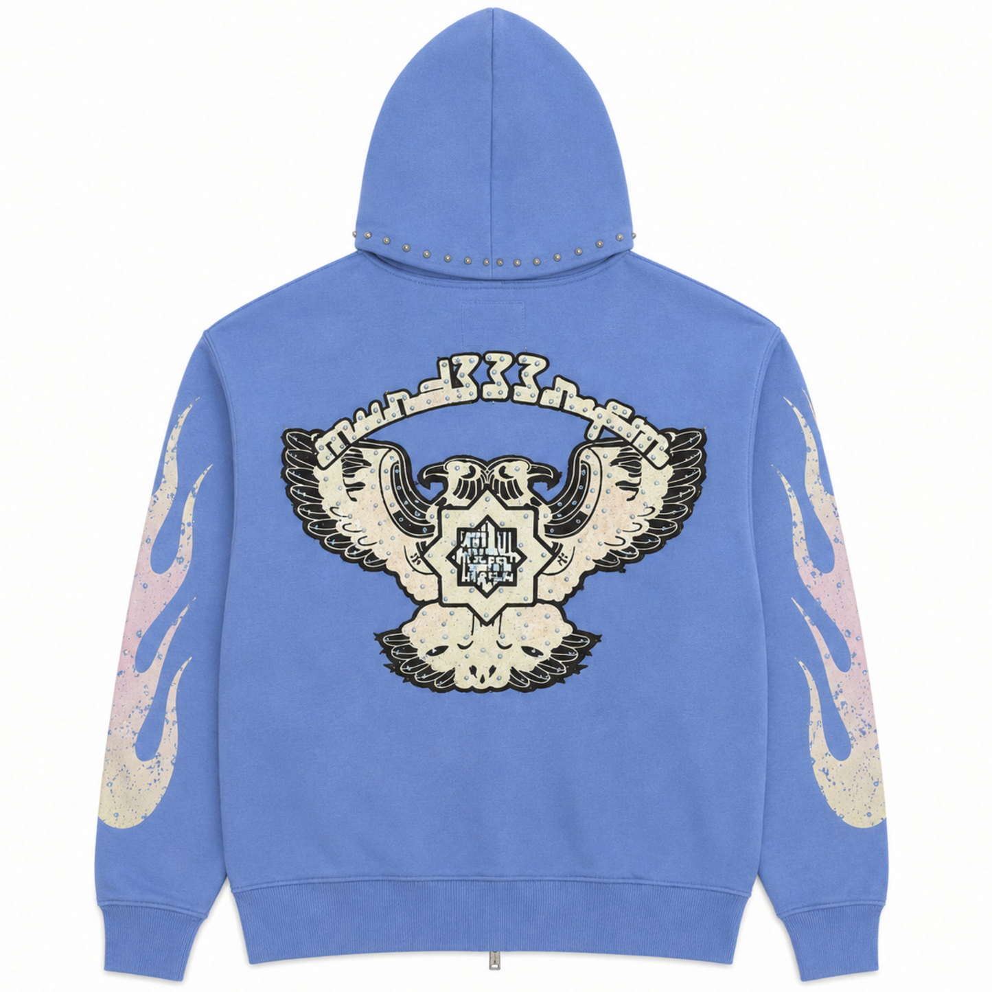 Murd333r.FM Chop333r Zip Up Hoodie Blue