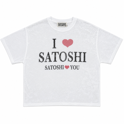 Satoshi Nakamoto I Love Satoshi Tee