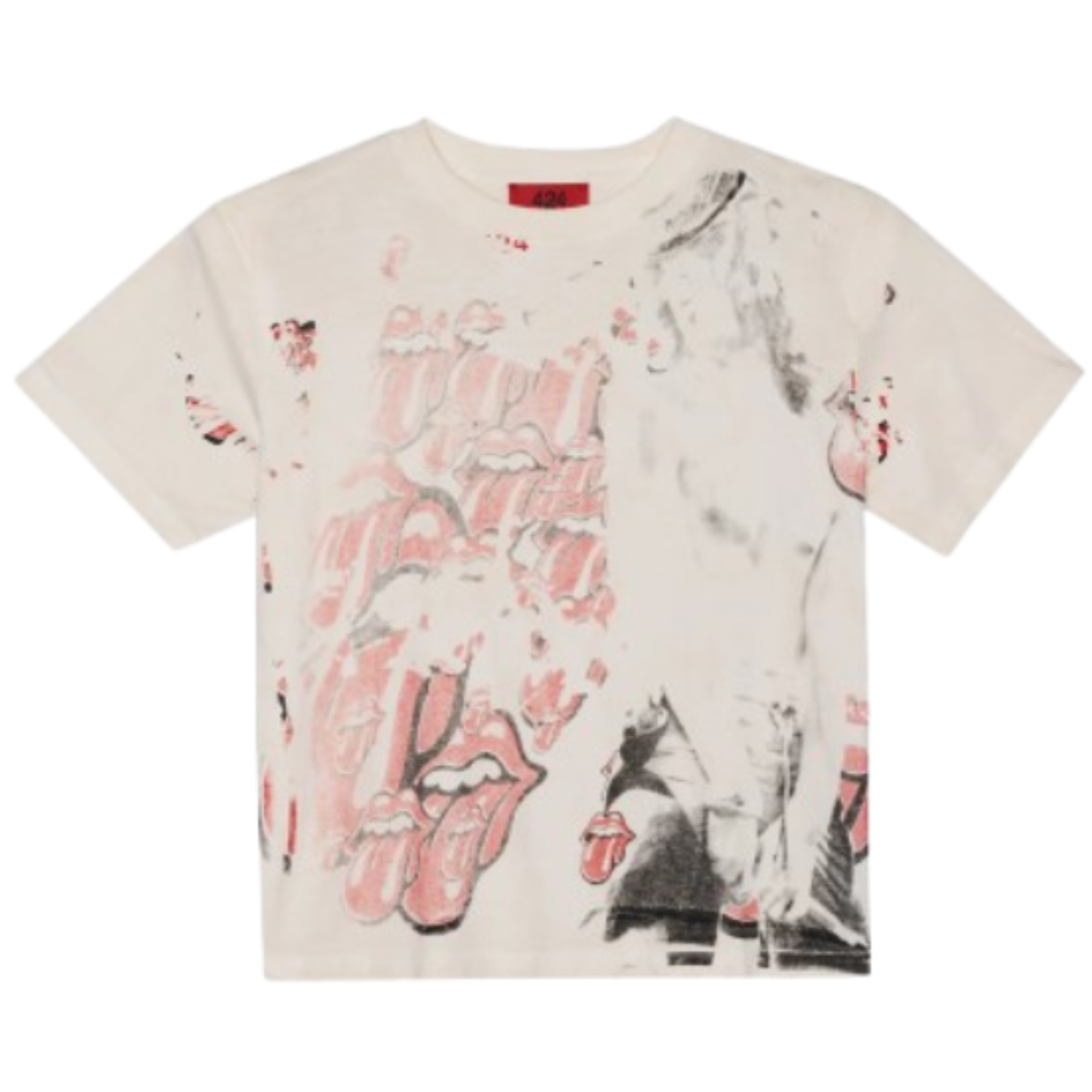 424 x Rolling Stones Keith Richards Tongue Tee