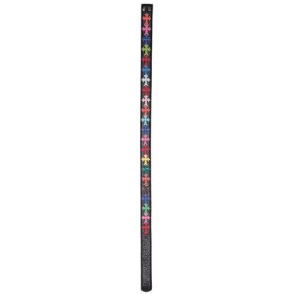 Chrome Hearts Black Multicolor Cross Patch Belt Strap