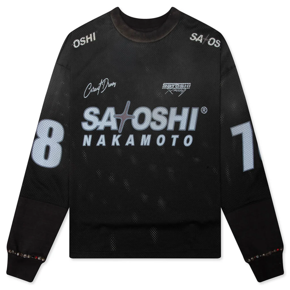 Satoshi Nakamoto Mesh Moto Long Sleeve Jersey