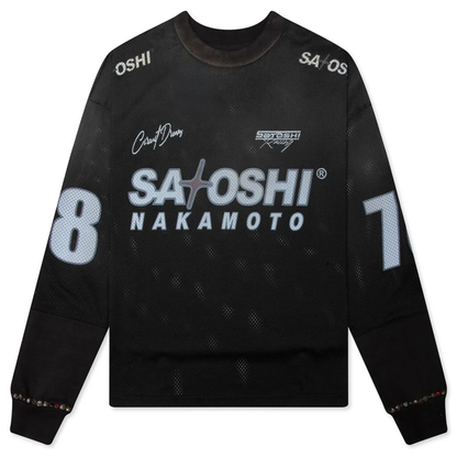 Satoshi Nakamoto Mesh Moto Long Sleeve Jersey
