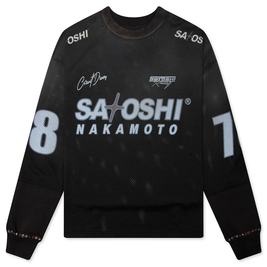 Satoshi Nakamoto Mesh Moto Long Sleeve Jersey