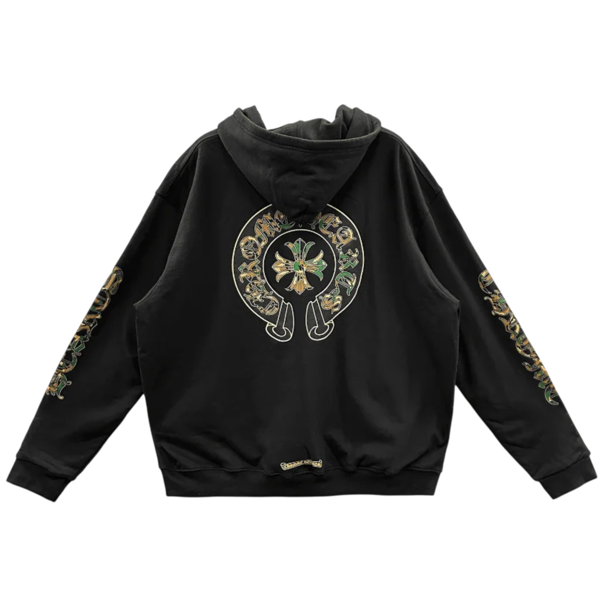 Chrome Hearts Horseshoe Zip Up Hoodie Camo/Black