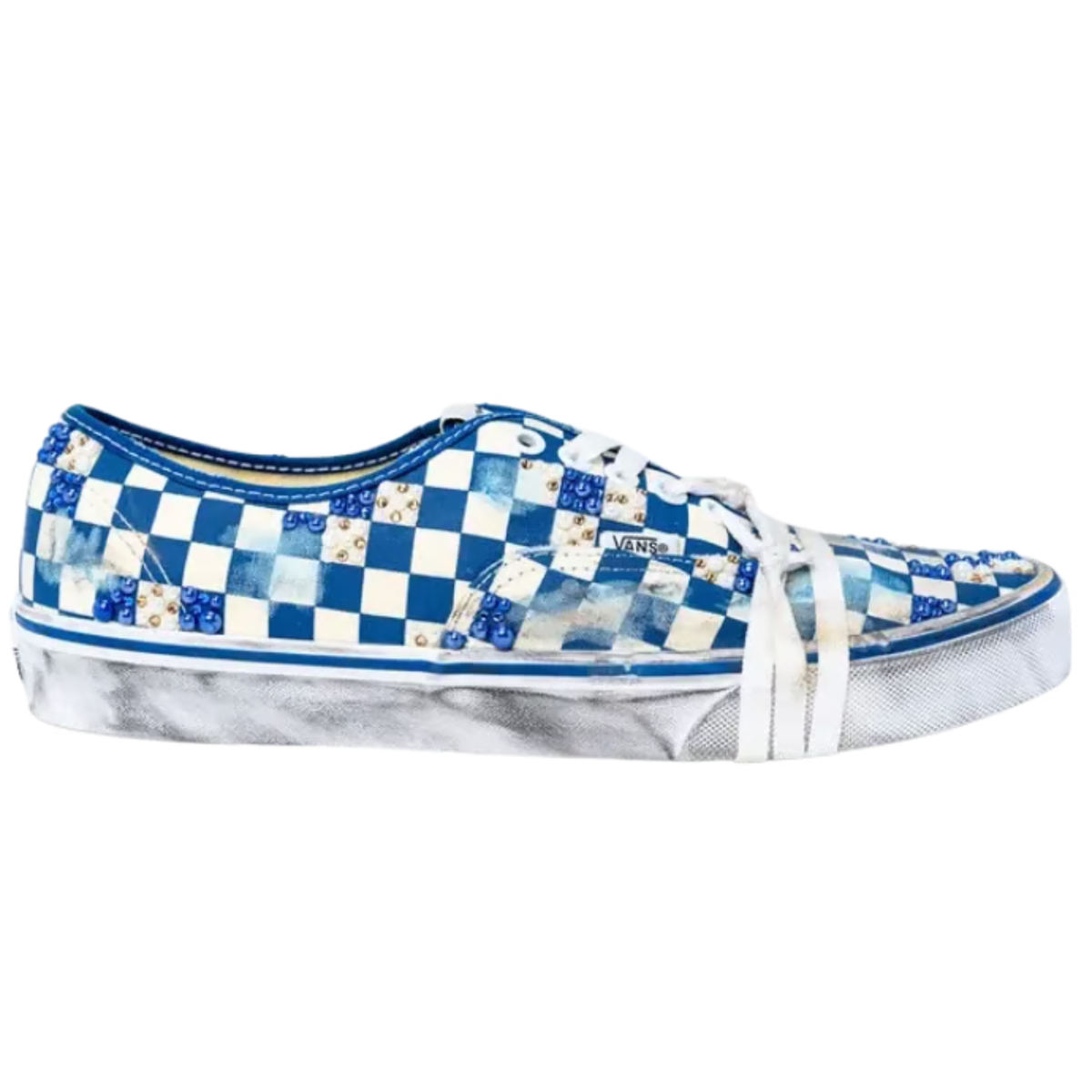 Vans x Mattias Gollin Blue Autentiche Vissute Checkerboard Low Shoes