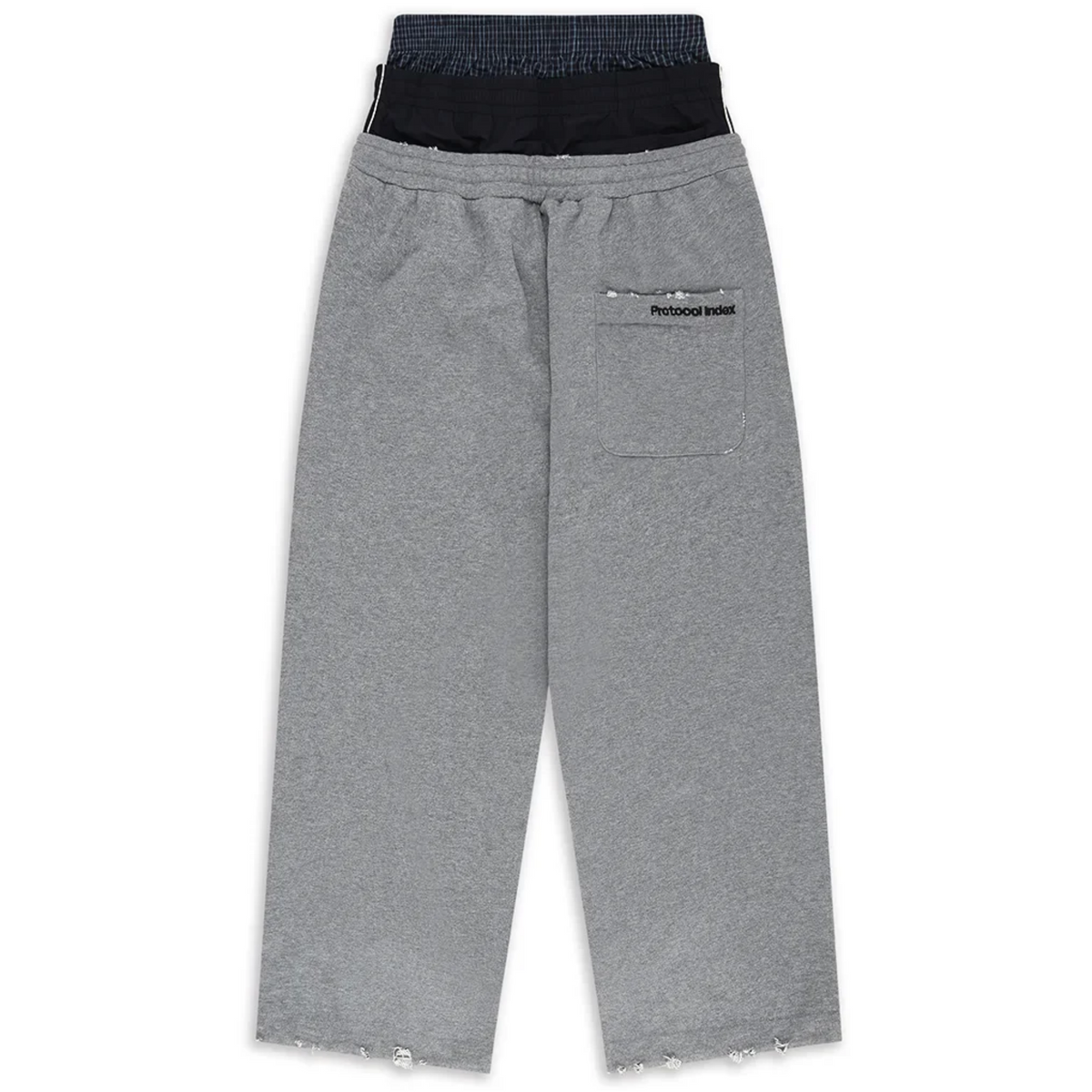 Protocol Index 3 Layered Sweat Pants Grey