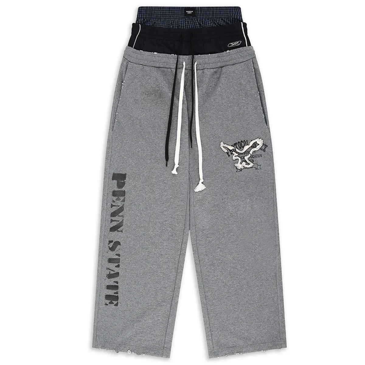 Protocol Index 3 Layered Sweat Pants Grey