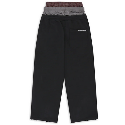 Protocol Index 3 Layered Sweat Pants Black
