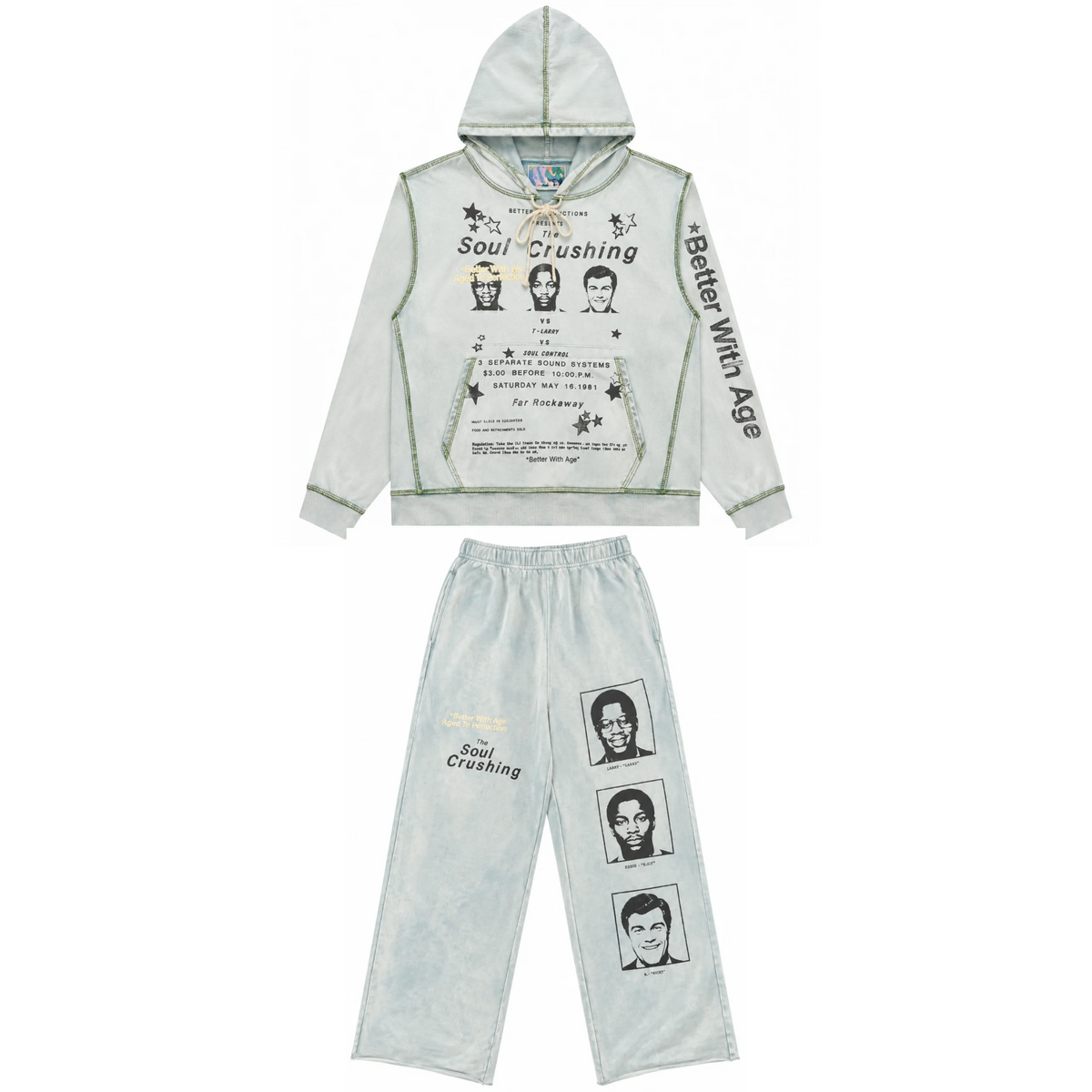 Better With Age Larry Sweatsuit Sky Blue