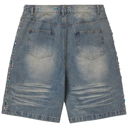 Vale Forever Candy Jorts 'Blue'