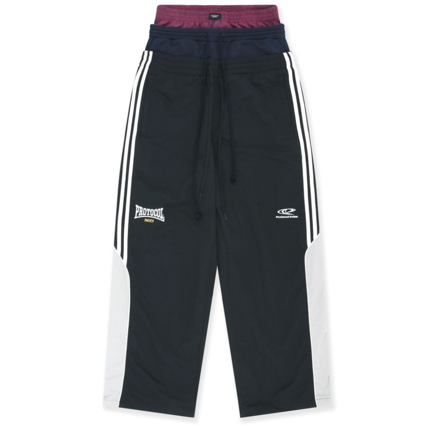 Protocol Index 3 Layered Sweatpants Black