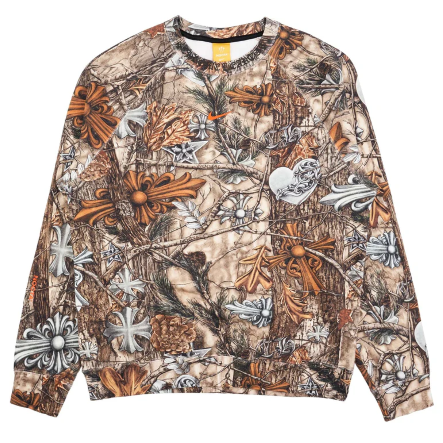 Chrome Hearts x Nike Nocta Horseshoe Motif Logo Crewneck Realtree Camo