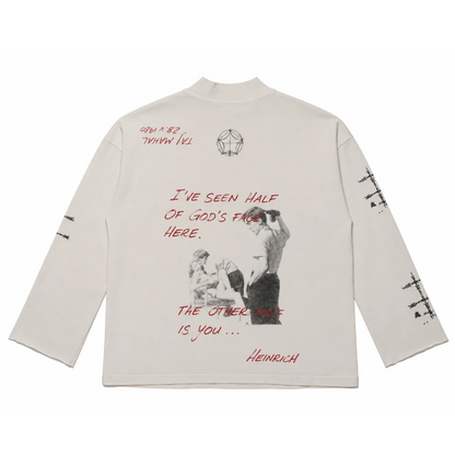 Enfants Riches Deprimes Last Sleep (Of The Virgin) Mock Neck Long Sleeve Tee