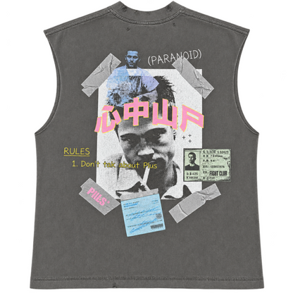 Plus+ Fight Club Sleeveless Tee