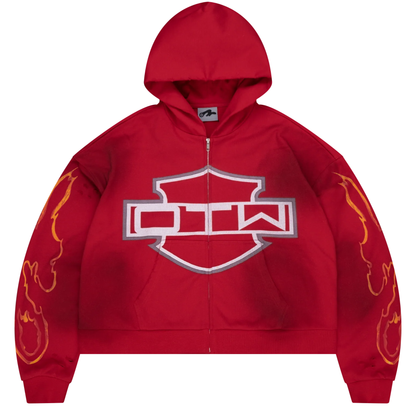 OTW Biker Racing Zip Up Sweatsuit