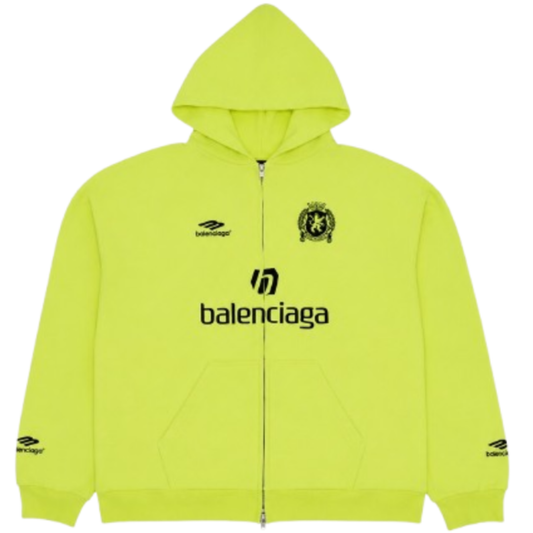 Balenciaga Logo Printed Zipped Hoodie