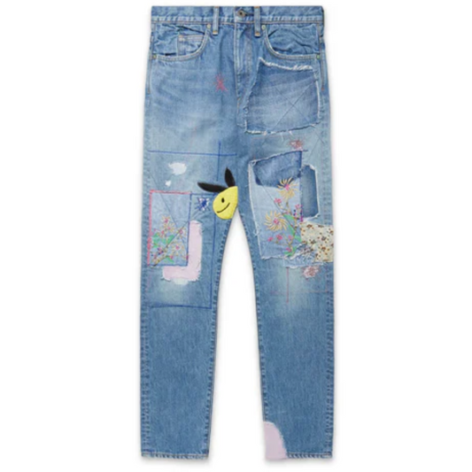 Kapital 14oz Denim 5P OKABILLY Gypsy Patch Remake Jeans