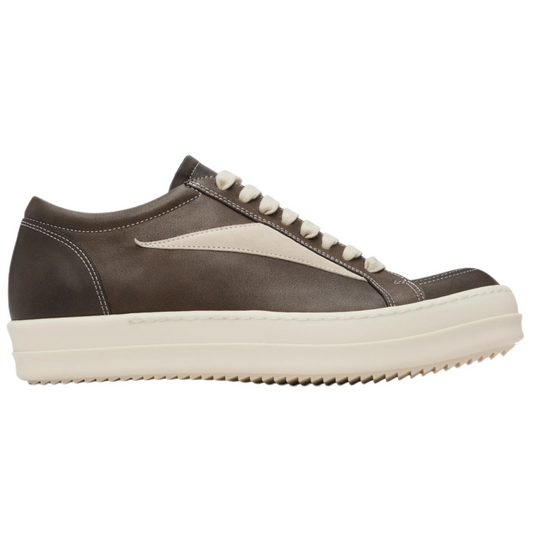 Rick Owens Vintage Sneaks Leather Brown/Milk