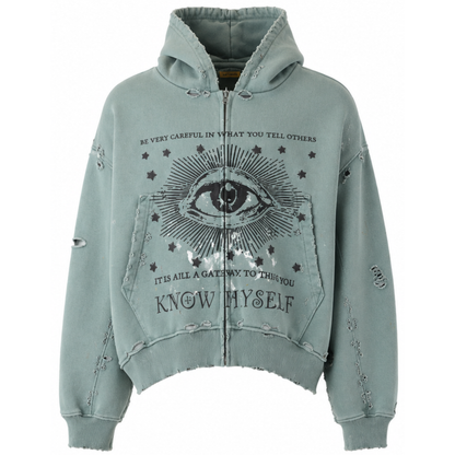 Astrum Know Thyself Zip Up Hoodie