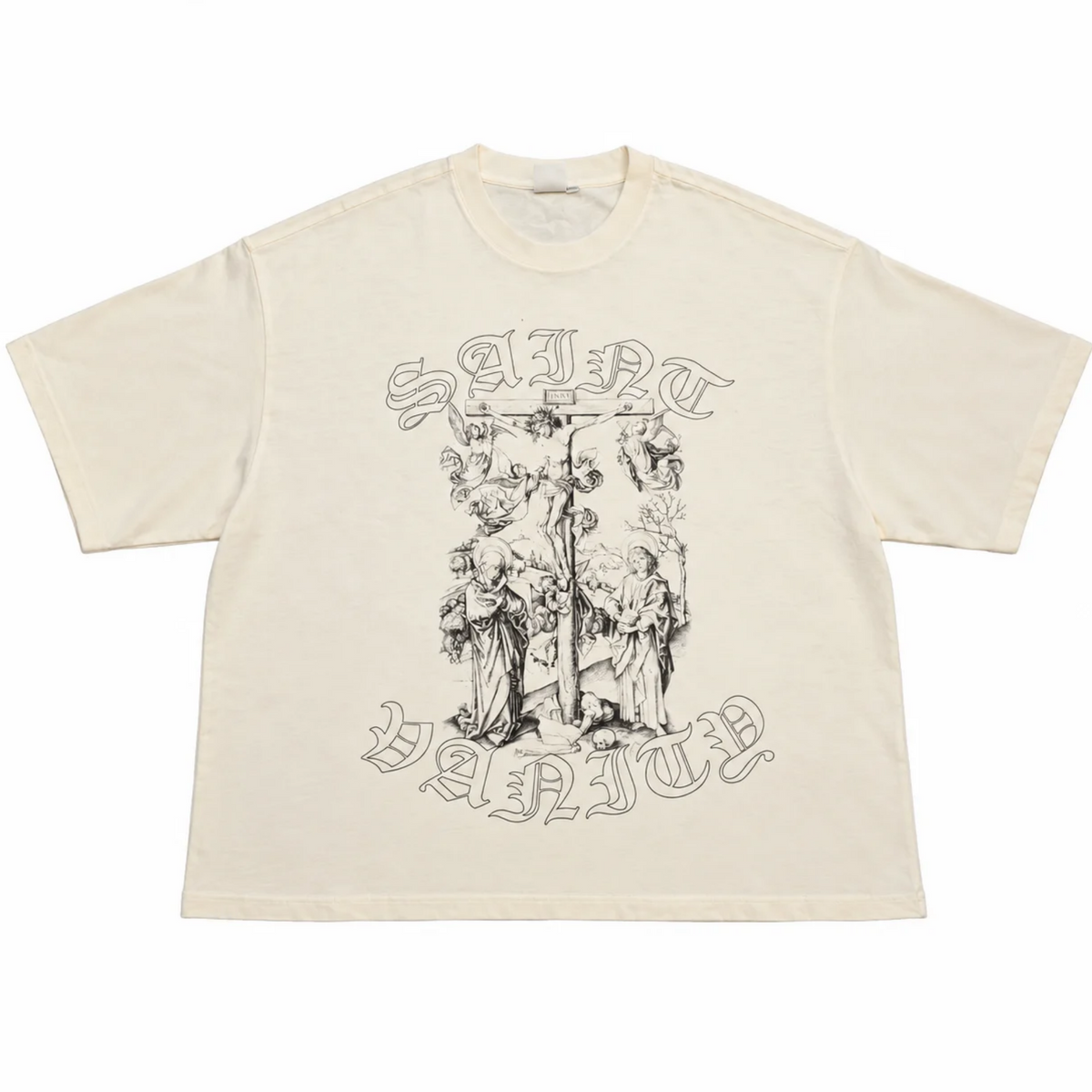 Saint Vanity Cream Cross Tee