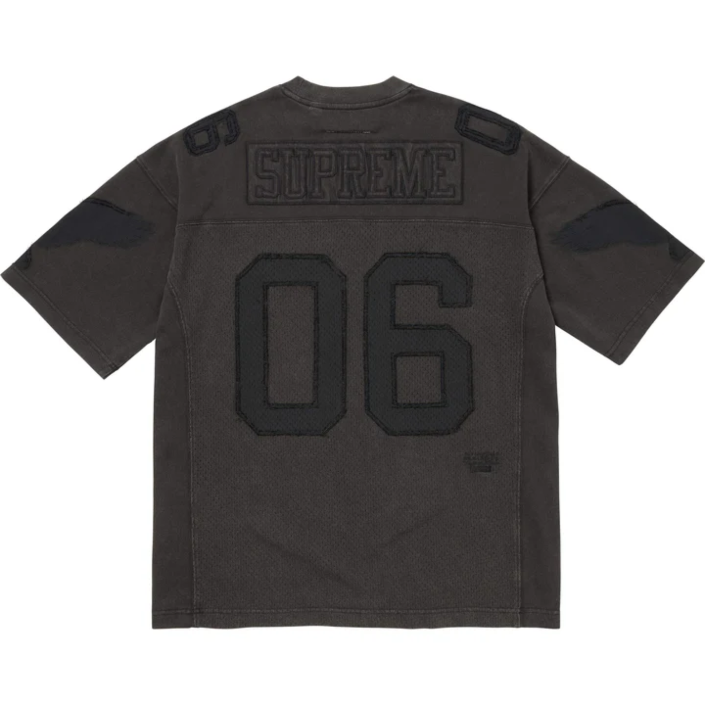 Supreme MM6 Maison Margiela Cotton Football Jersey Black