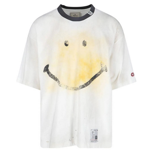 Maison Mihara Yasuhiro Smiley Face Tee