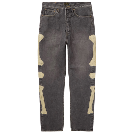 Kapital Kountry 12.5oz 5P Monkey Cisco Bone Jeans Black