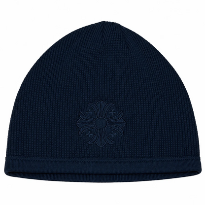 Chrome Hearts Skull Cross Logo Beanie Black