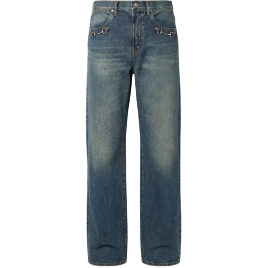 Gucci Horsebit Denim Pants
