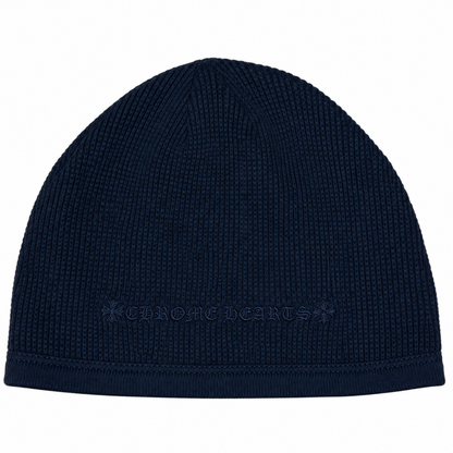 Chrome Hearts Skull Cross Logo Beanie Black