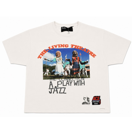 Paly Hollywood The Living Theatre Tee White