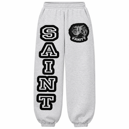 Saint Vanity Griffin Varsity Sweatsuit Grey