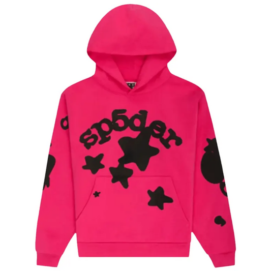 Sp5der Beluga Hoodie Pink
