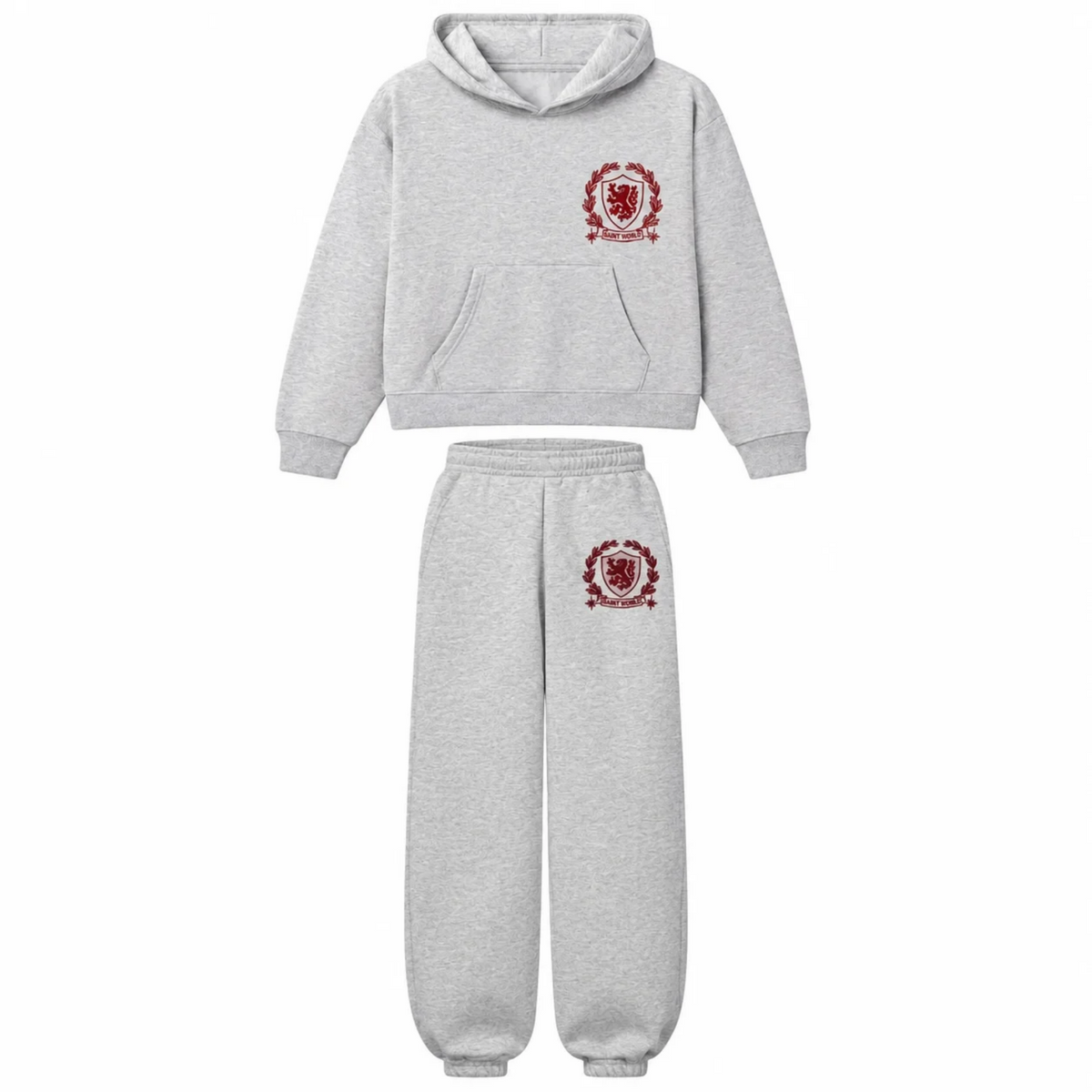 Saint Vanity Collegiate Sweatsuit Grey