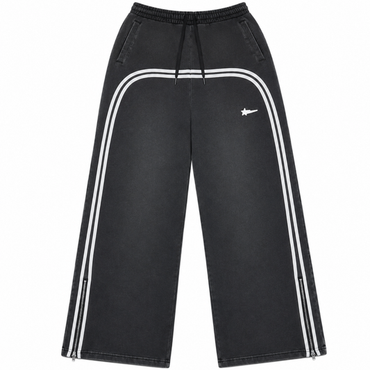 Free Viral US Dirty Black Sweatpants
