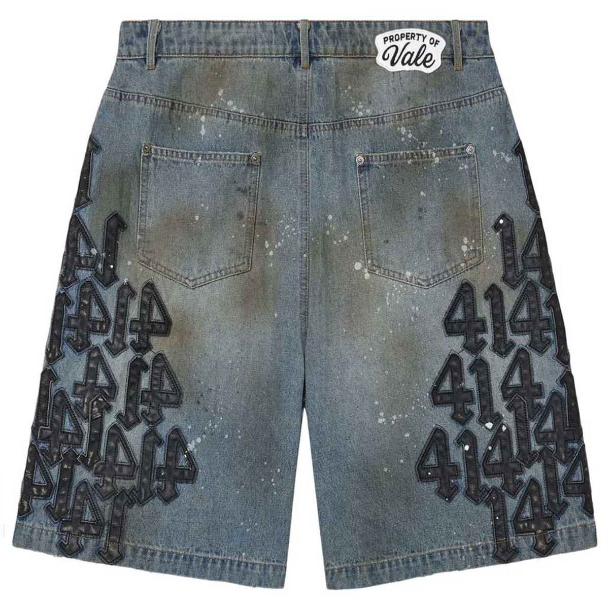 Vale Forever Lucky Charms Denim Shorts Blue/Black
