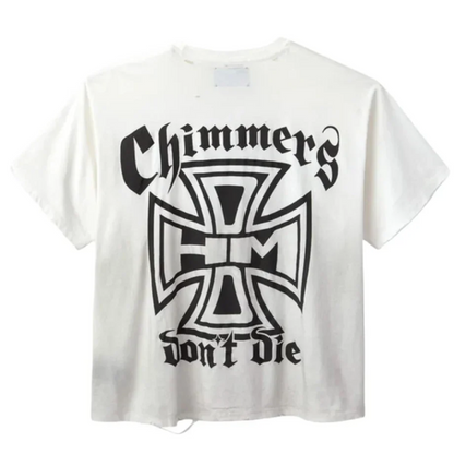 Happy Memories Don't Die HMDD Chimmers Ghost Pocket Tee