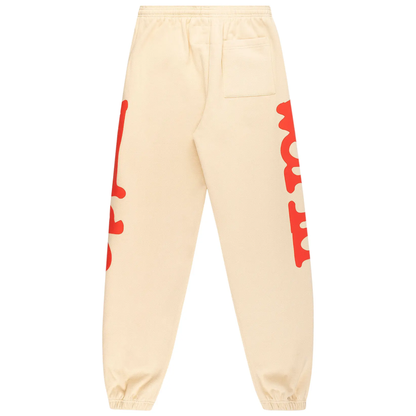 Sp5der Beluga Sweatpants Cream
