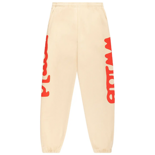 Sp5der Beluga Sweatpants Cream
