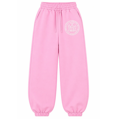 Saint Vanity Womens Collegiate Sweatsuit Pink