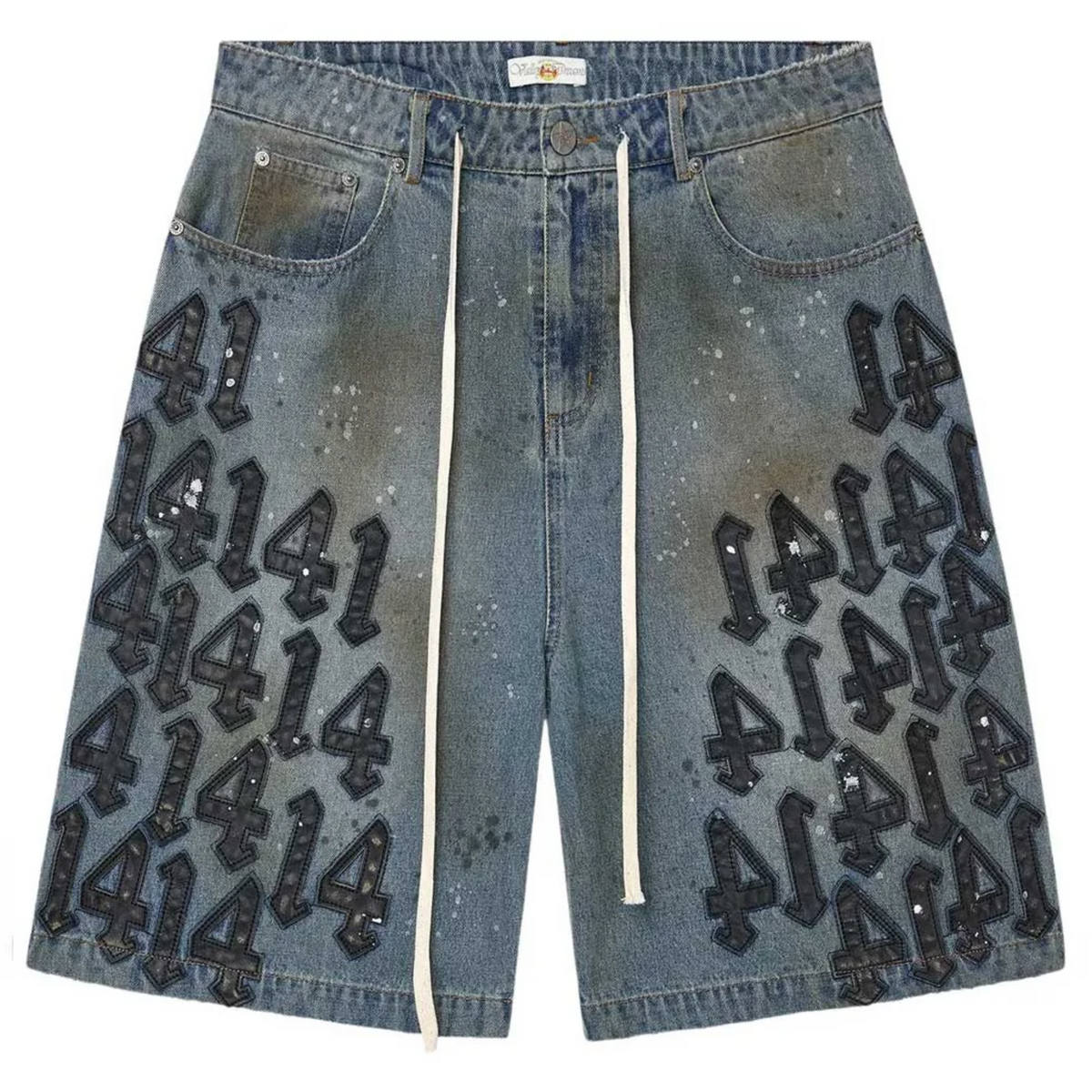 Vale Forever Lucky Charms Denim Shorts Blue/Black