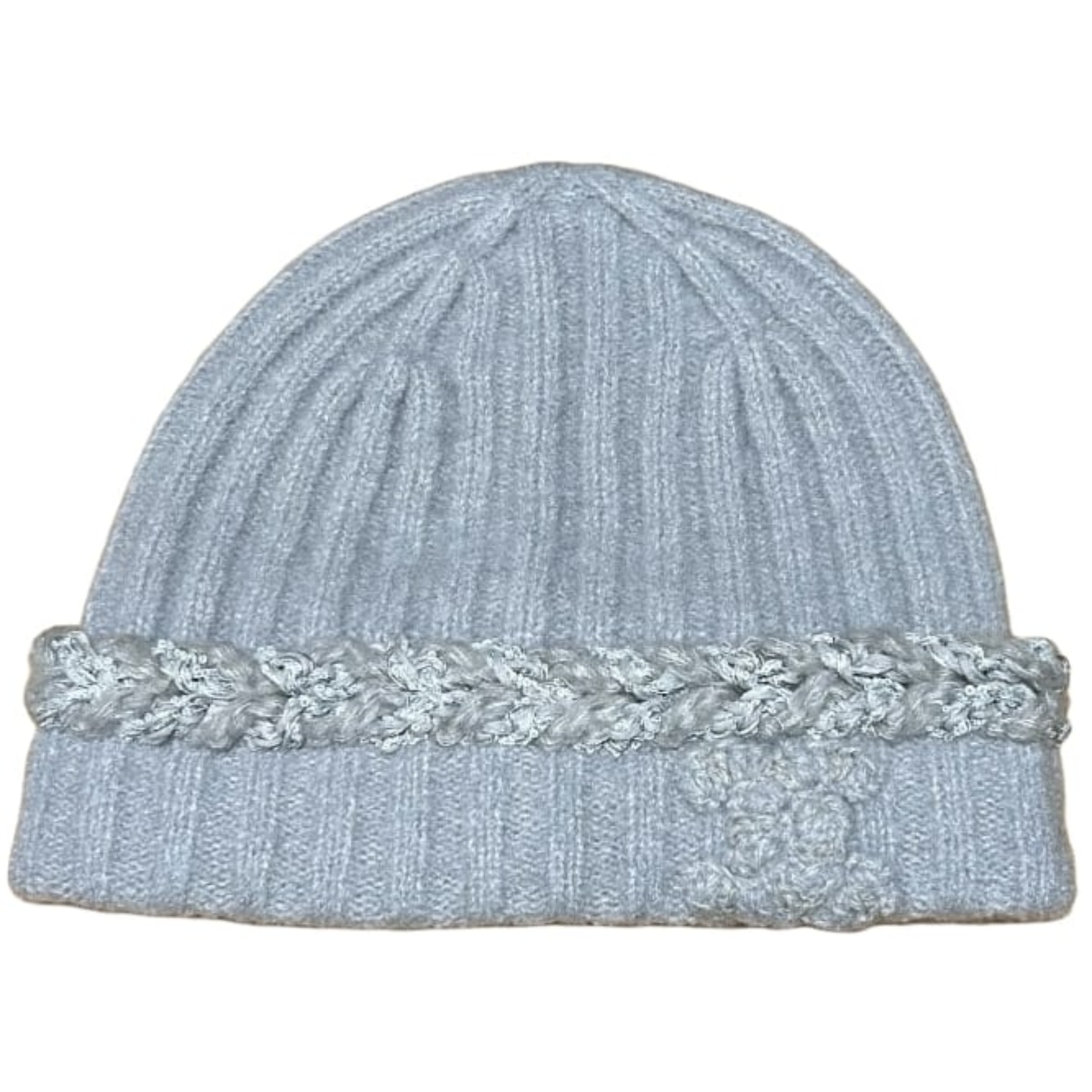 Chanel Beige CC Cashmere Beanie