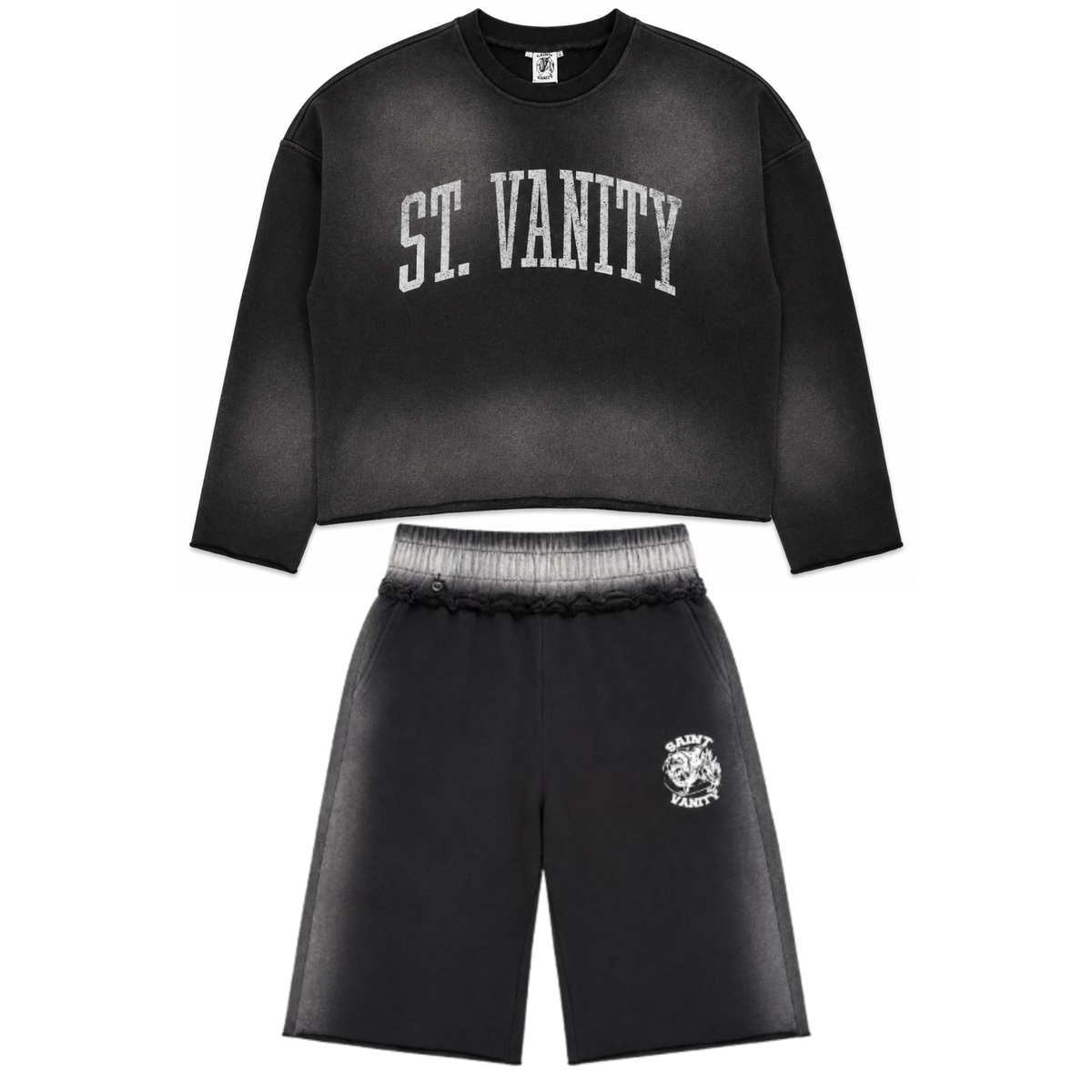 Saint Vanity Black Ash Sweatsuit