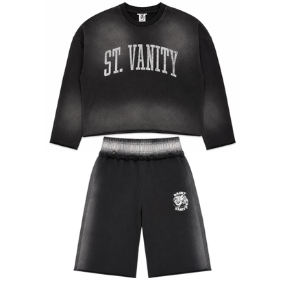 Saint Vanity Black Ash Sweatsuit