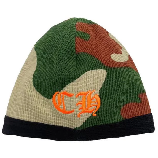 Chrome Hearts Matty Boy Camouflage Skull Cap Beanie